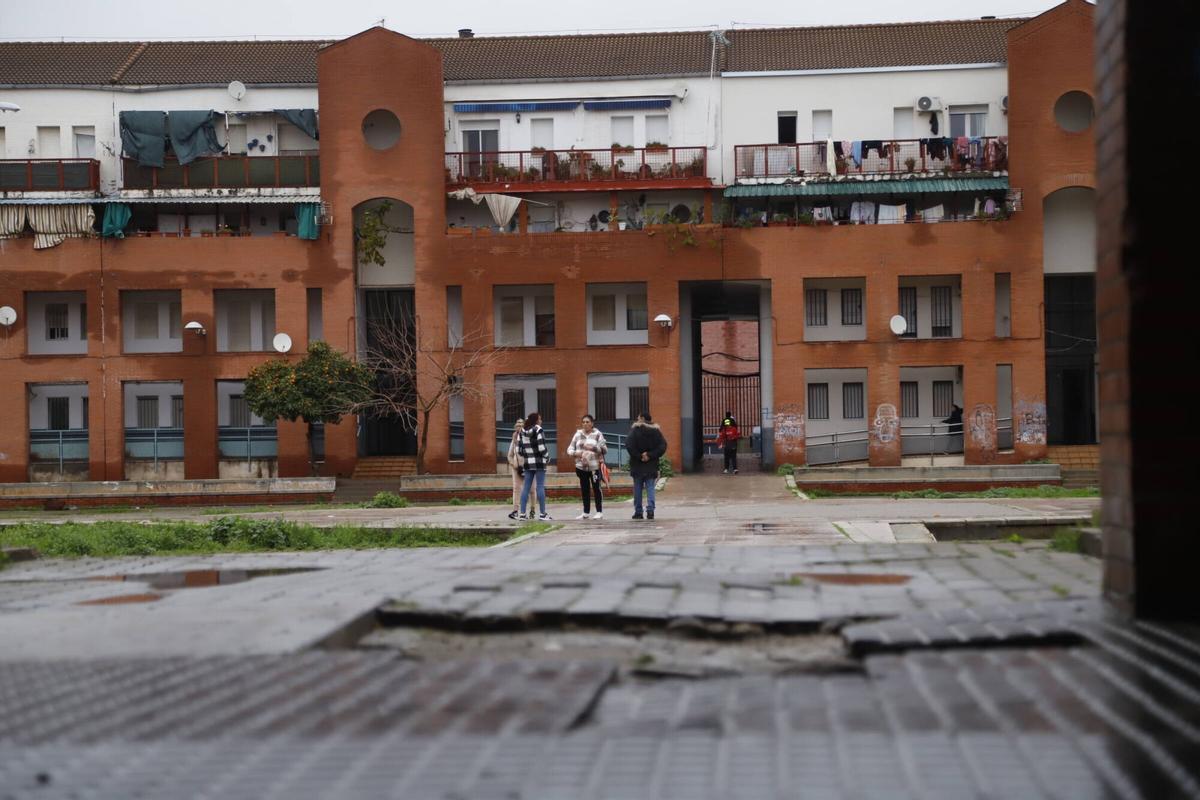 Barrio de las Moreras deteriorado.