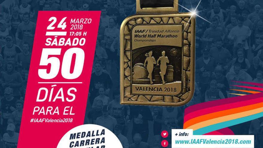 La medalla conmemorativa del Mundial.