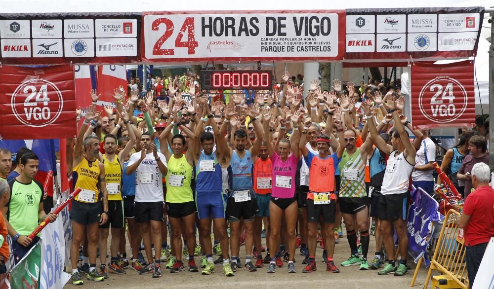 Las 24 horas de Castrelos, un maratón en el calendario atlético vigués.