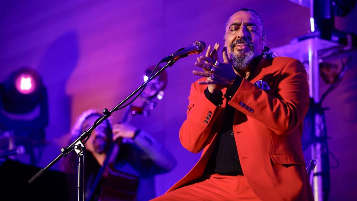 Concierto de El Cigala en el Palacio de Congresos.