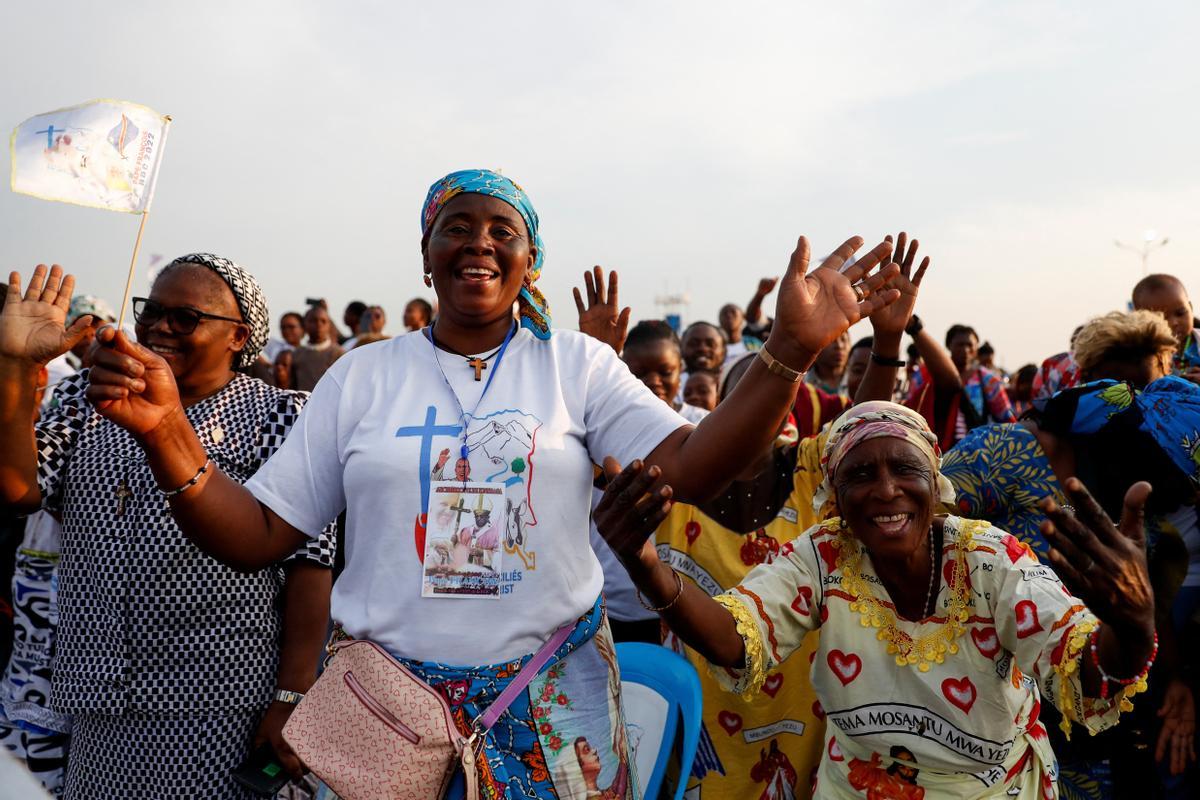 La visita del papa Francisco en el Congo