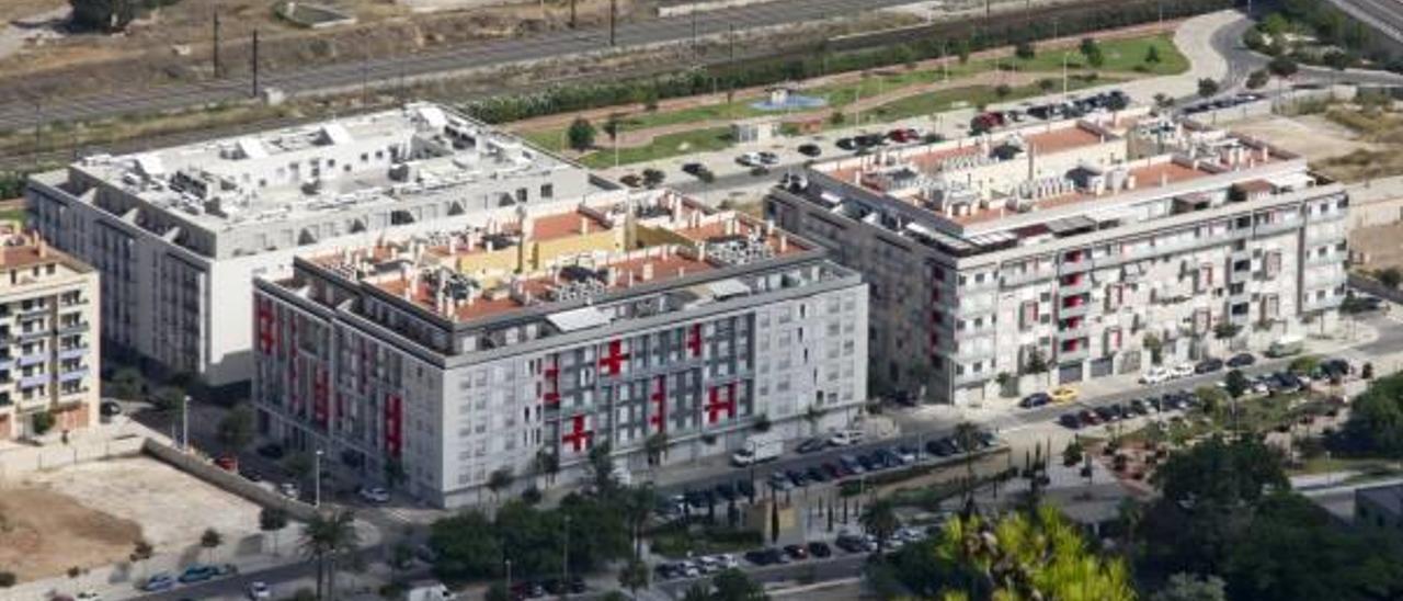 Bloques de pisos edificados en el sector Palasiet, en una imagen captada desde la Creueta.