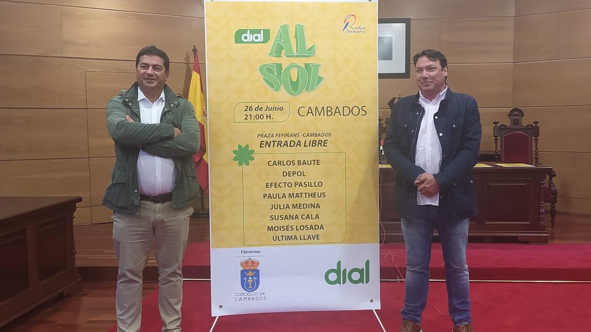 Jorge Hermida (izquierda) y Constantino Cordal, en la presentación de ayer.