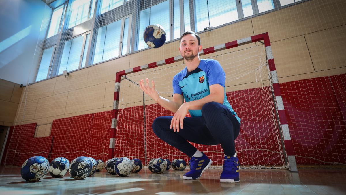 Hampus Wanne, con SPORT en la Ciutat Esportiva