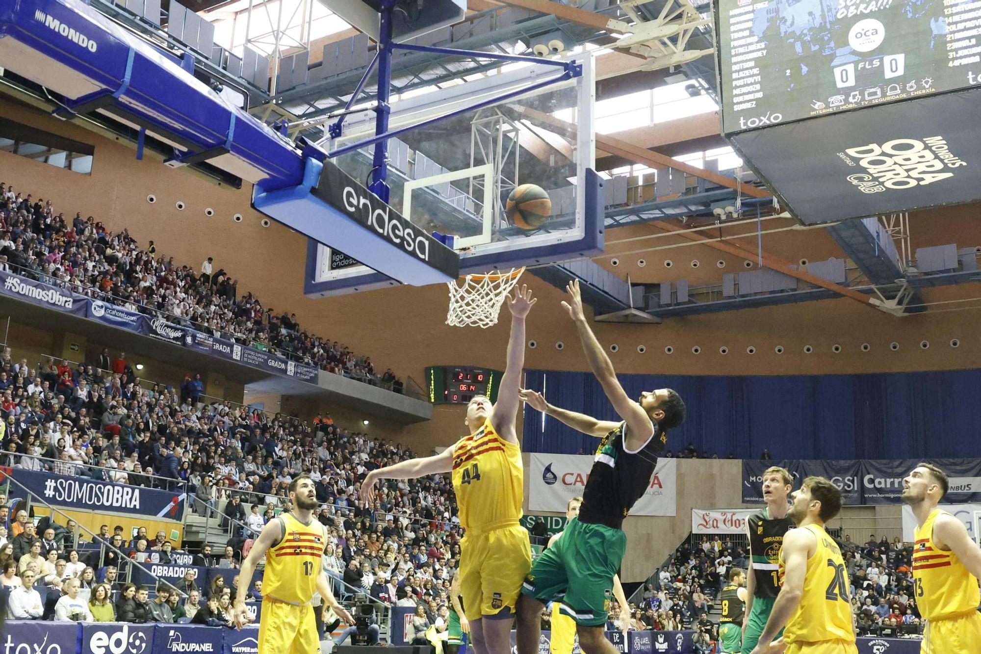 Obradoiro-Barcelona: las imágenes del partido