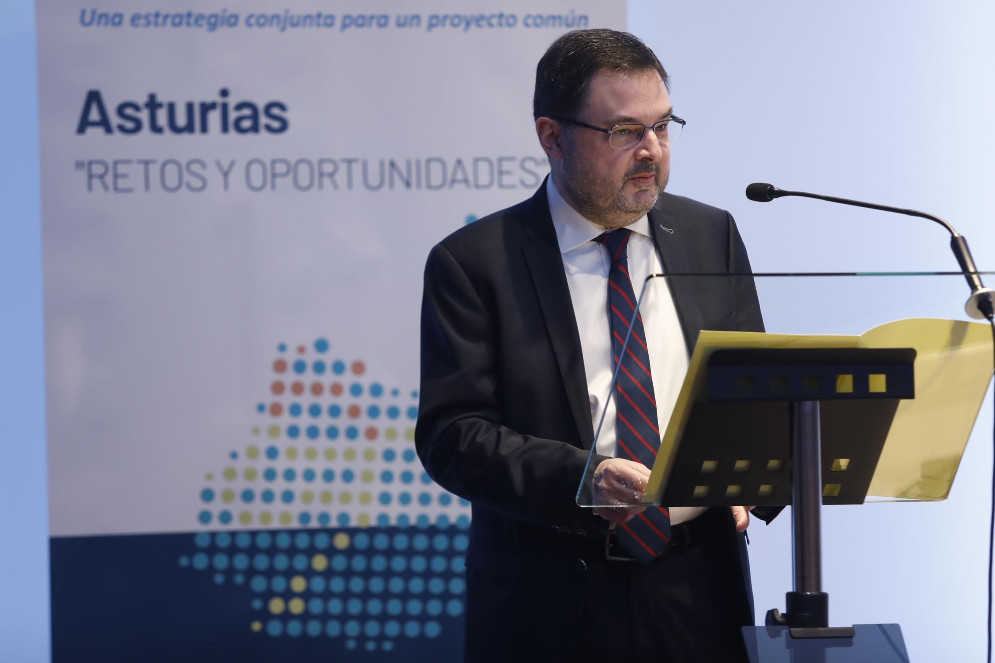 Jornada sobre el Corredor Atlántico celebrada en el Club Prensa Asturiana