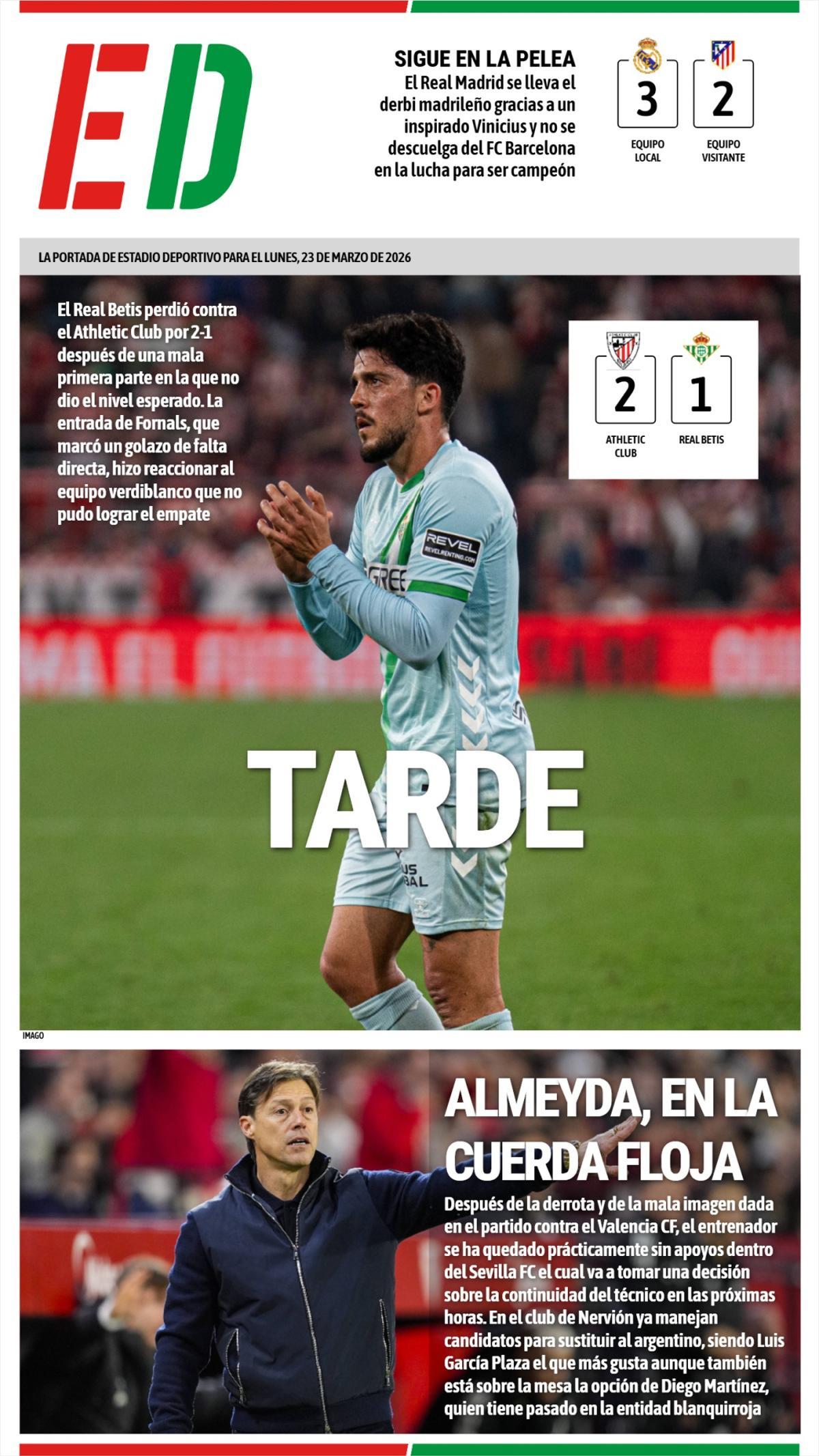 LAS PORTADAS LAS PORTADAS