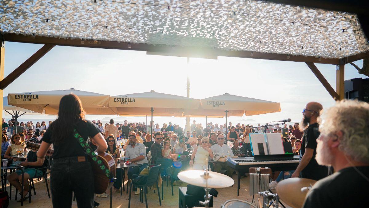 Concierto reciente celebrado en el chiringuito de Samil
