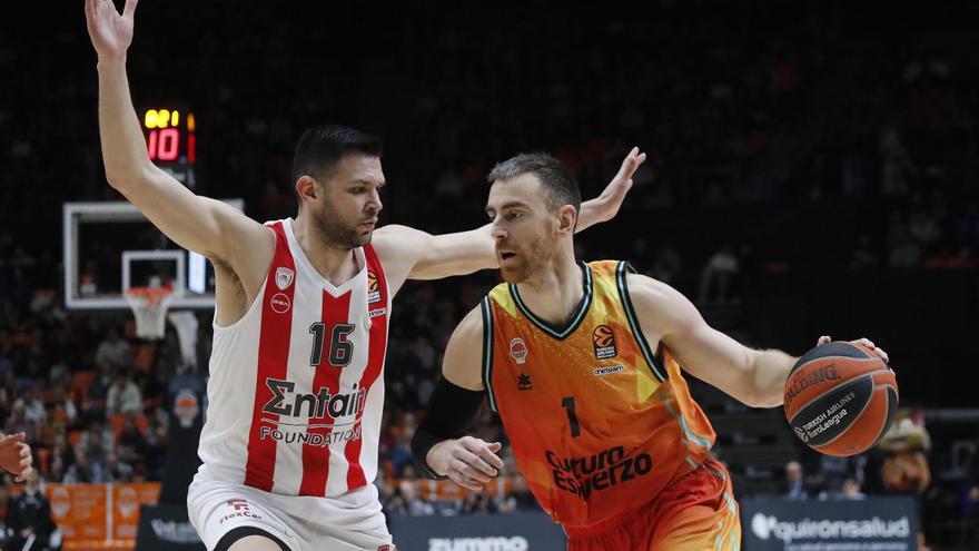 Olympiacos, un clásico en el camino del Valencia Basket