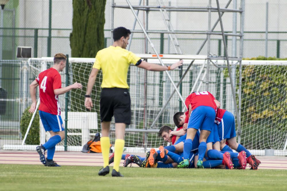 Imágenes del Sporting-Barcelona de juveniles