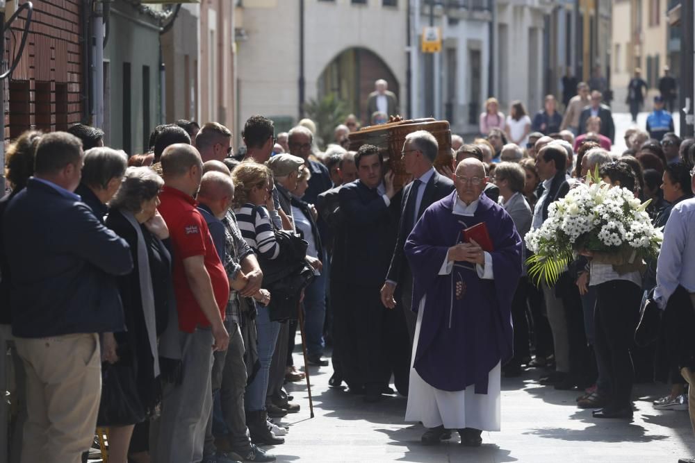 Funeral de Ramón Menéndez en Luanco