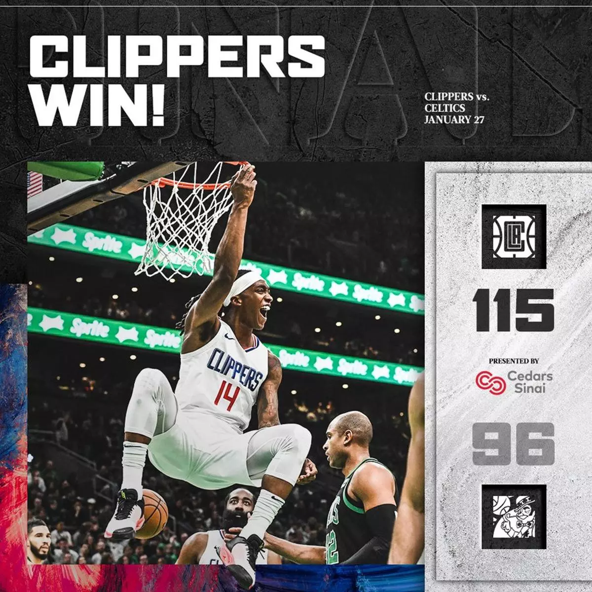 Los Clippers pasan por encima de unos anonadados Celtics