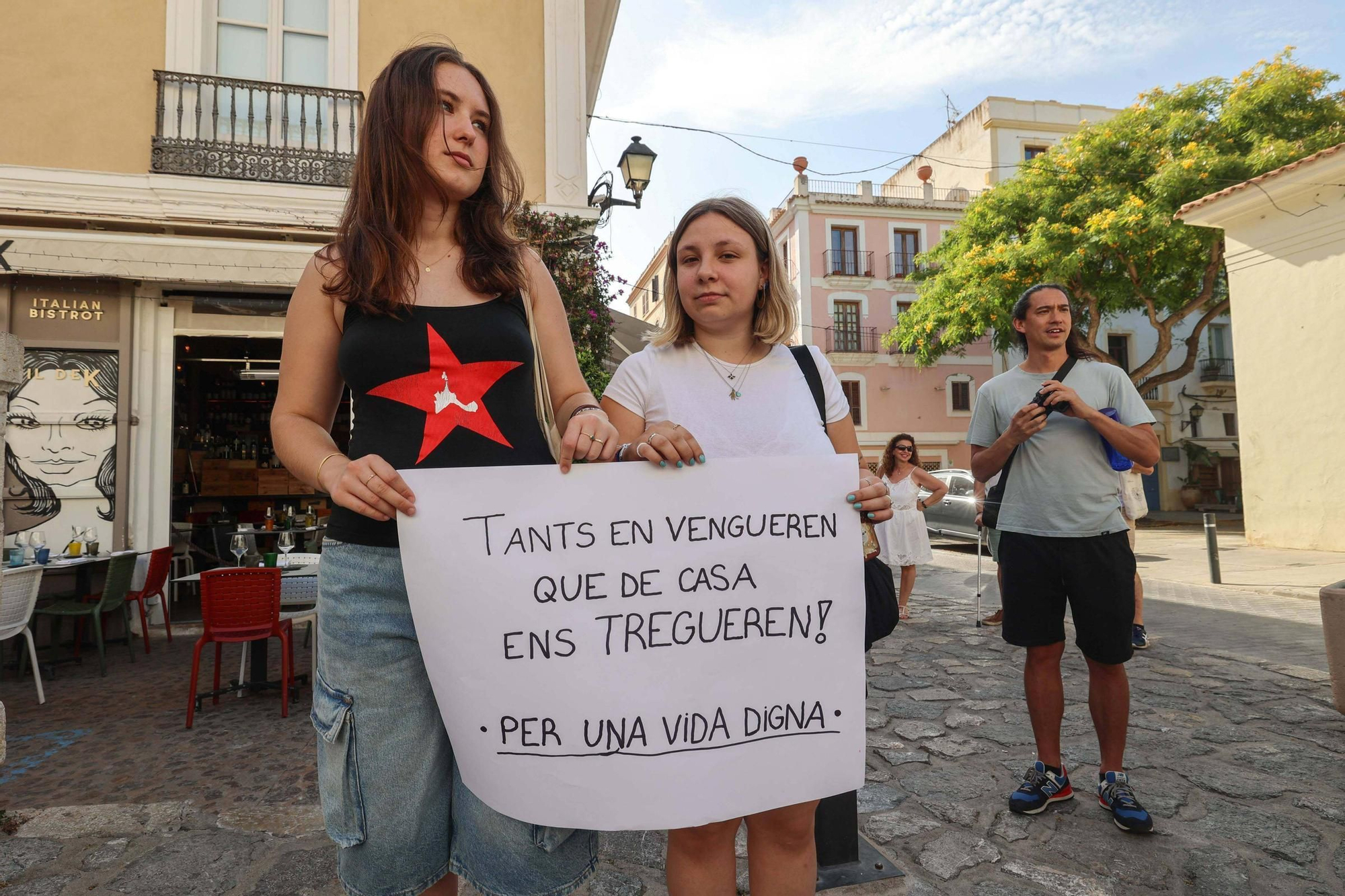 Manifestación contra la masificación turística en Ibiza