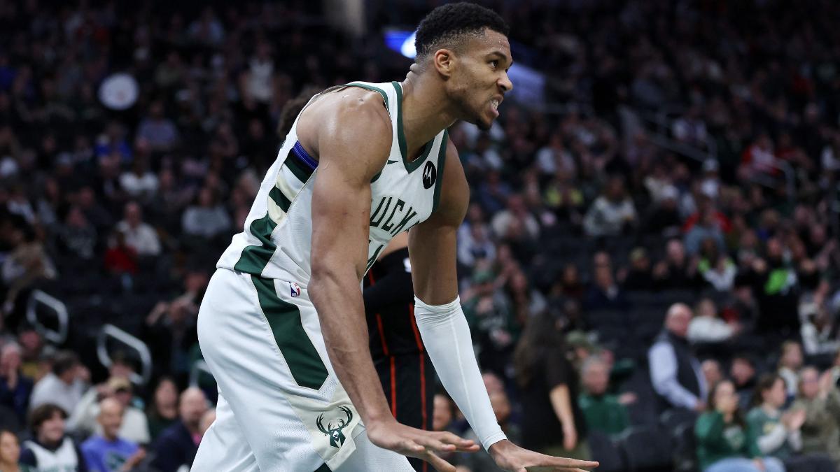 Antetokounmpo en su partido ante los Pistons