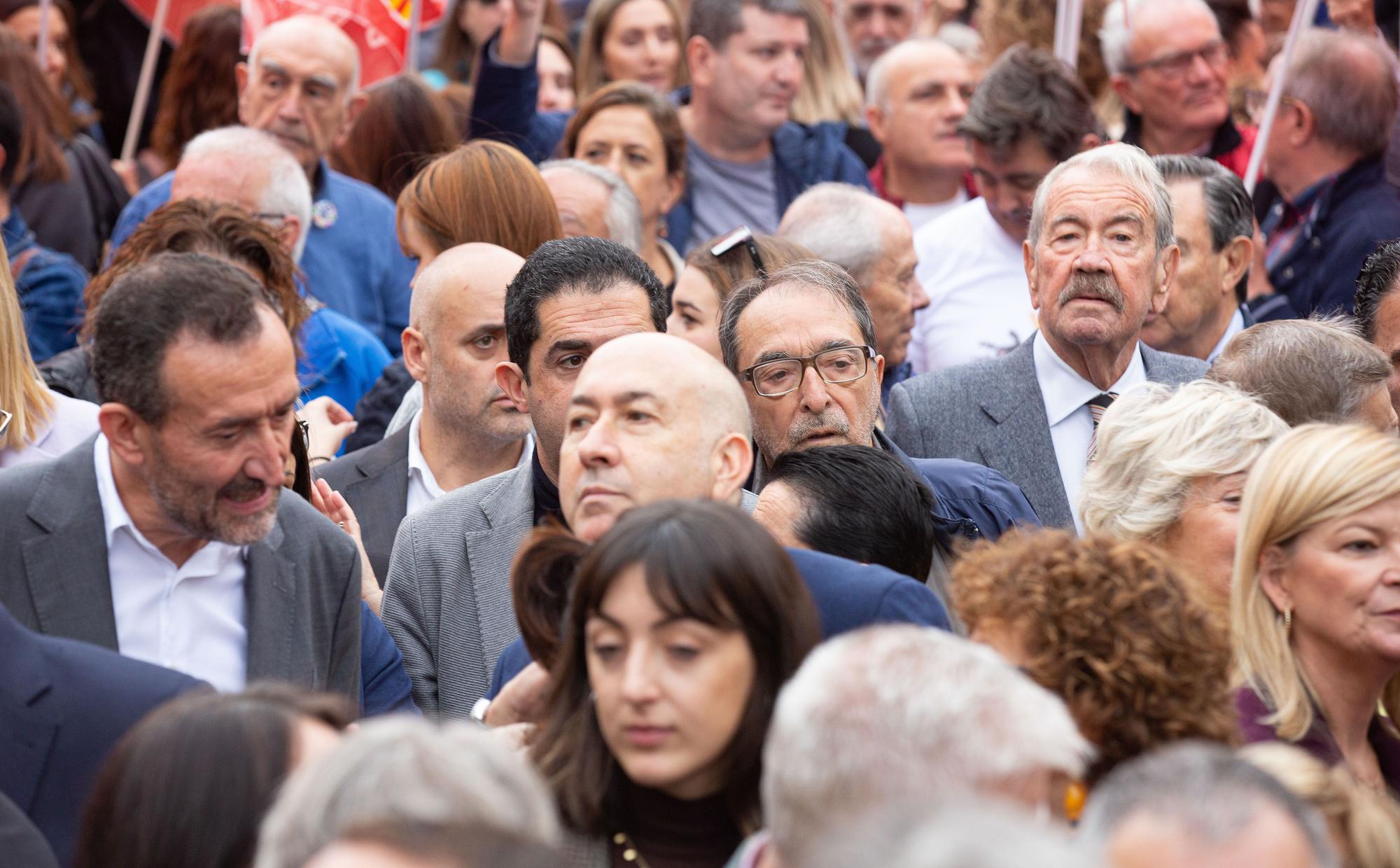 Concentración para reclamar una financiación justa para la provincia de Alicante
