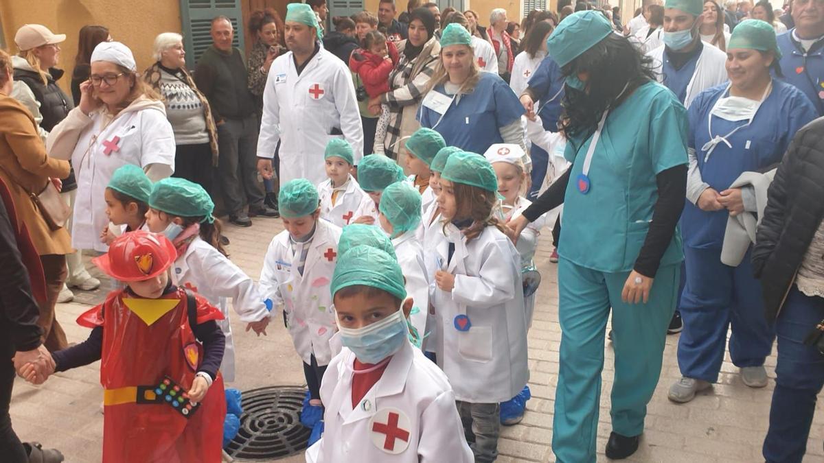 VÍDEO | Son Servera recupera el recorrido habitual de la rueta en la que participan los centros escolares