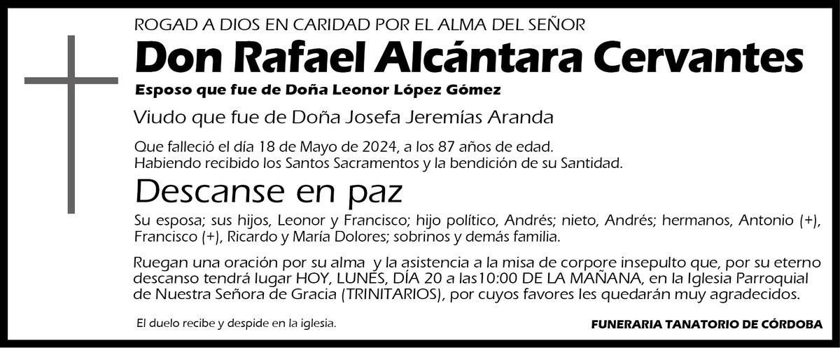 Rafael Alcántara Cervantes