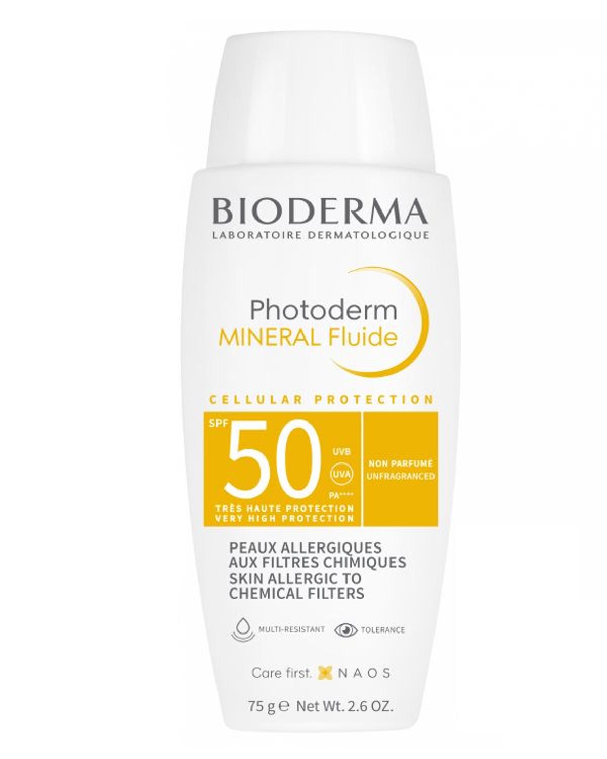 Fluido mineral Photoderm SPF50, de Bioderma