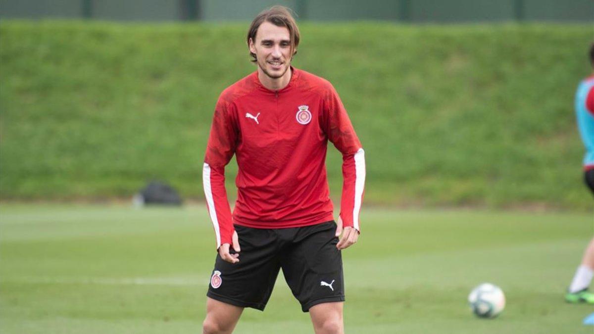 Ignasi Miquel, durante un entrenamiento