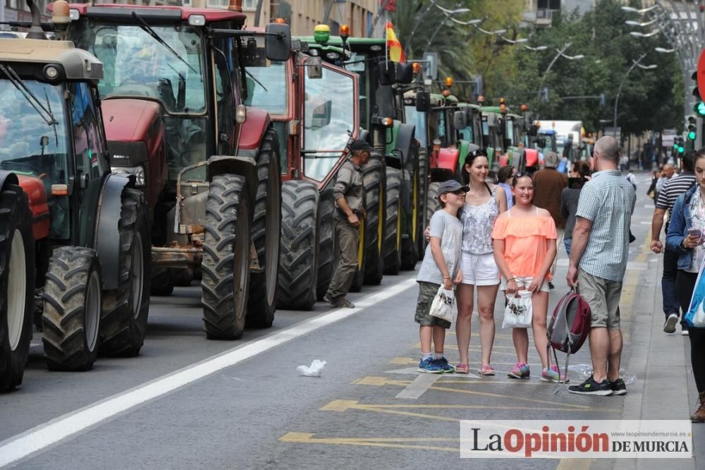 Manifestación de los agricultores por el Mar Menor en Murcia