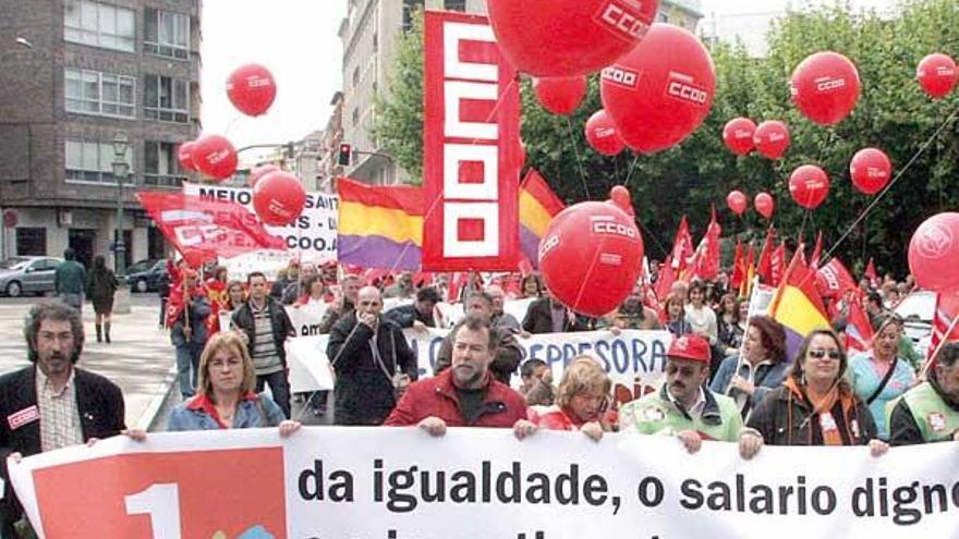 La manifestación conjunta celebrada el año pasado.