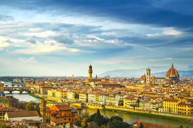 Panorámica de Florencia desde la plaza de Michelangelo
