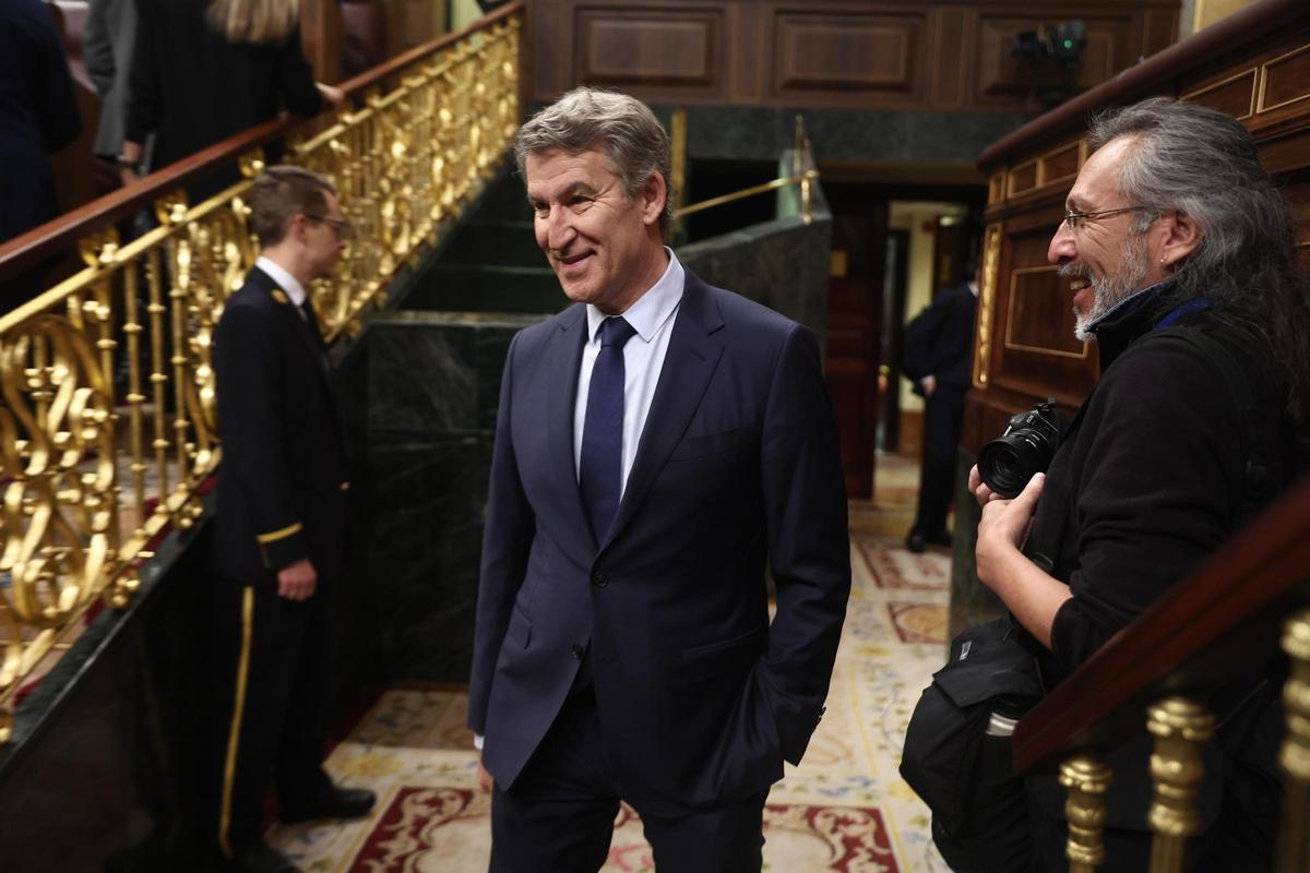 Feijóo no segueix Trump