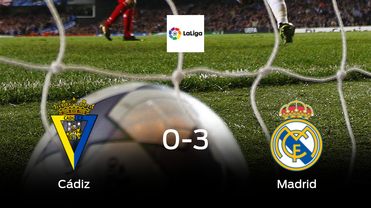 Goleada del Real Madrid en el estadio del Cádiz (0-3)