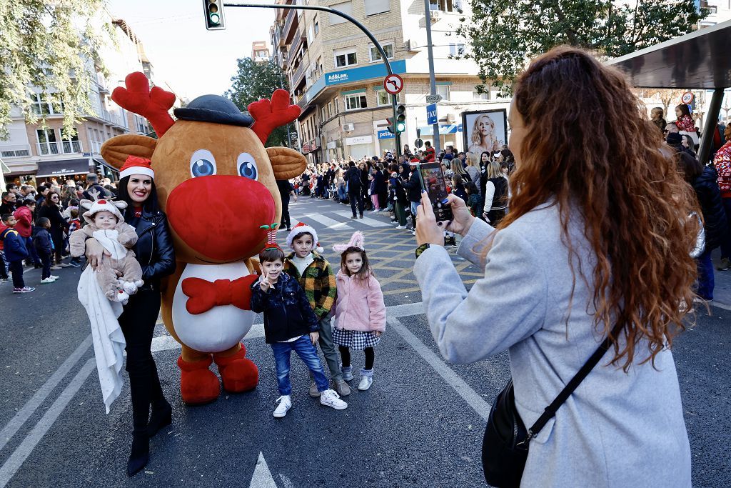 Desfile de Papá Noel en Murcia, en imágenes