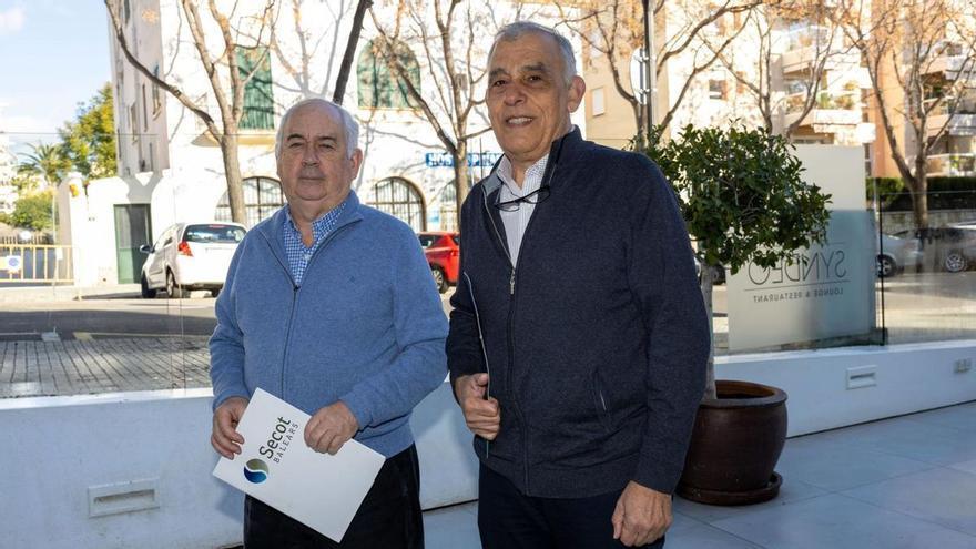 Iñaki Miranda y Ricardo Moreno, respectivos fundador  y presidente de SECOT Baleares