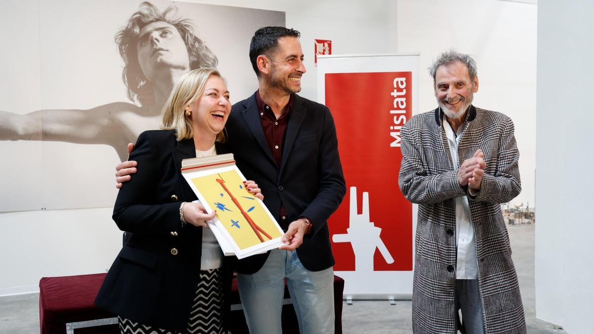 Enguix y Bielsa, con Miquel Navarro