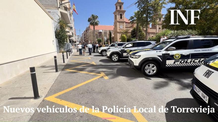 Nuevos vehículos de la Policía Local de Torrevieja