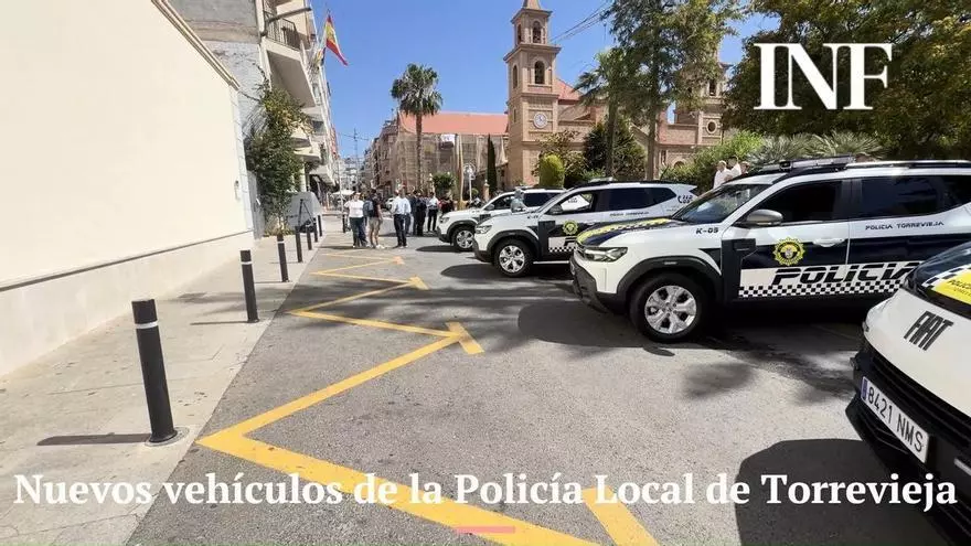Nuevos vehículos de la Policía Local de Torrevieja
