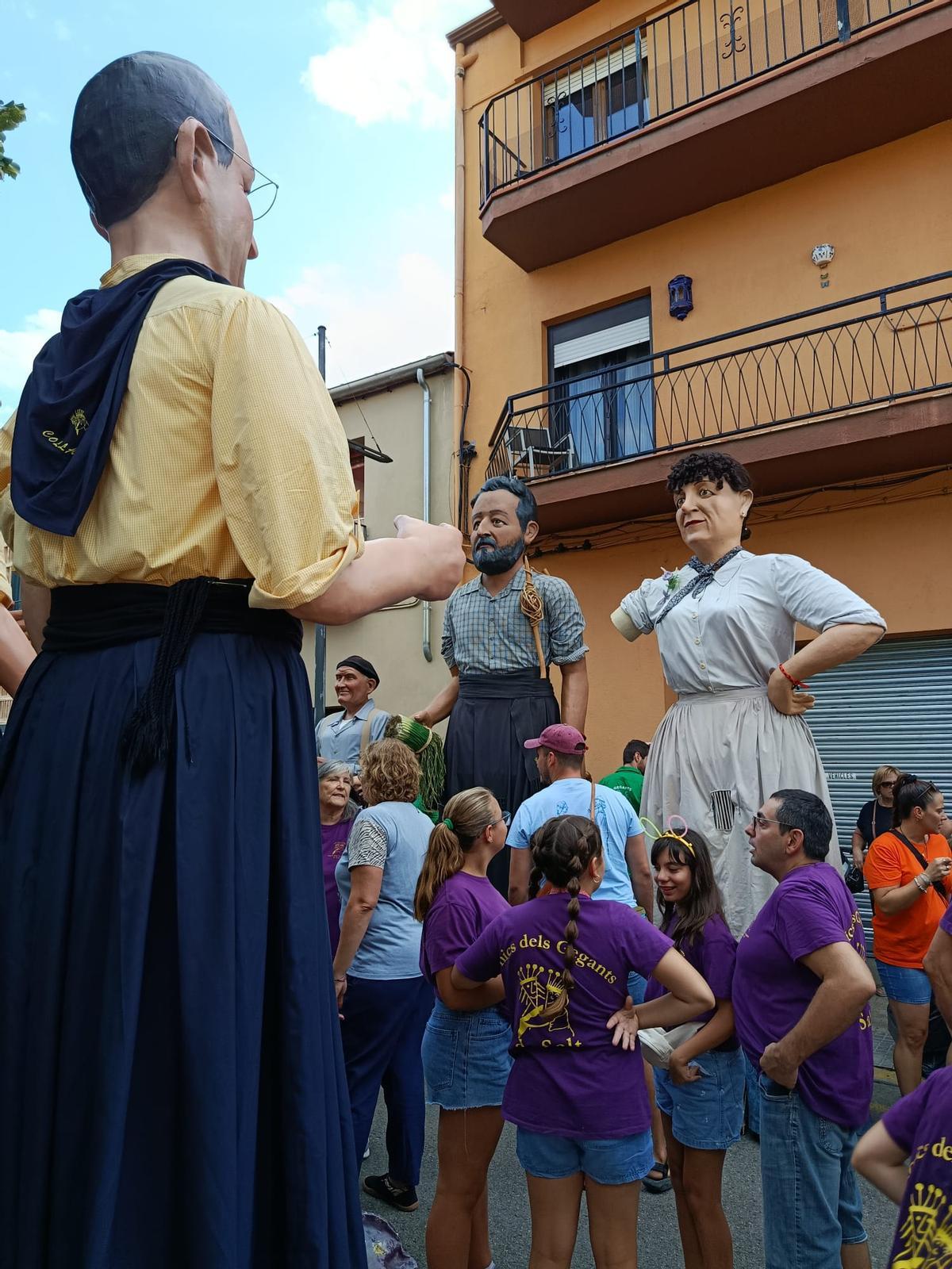 Els gegants Roc i Afra.
