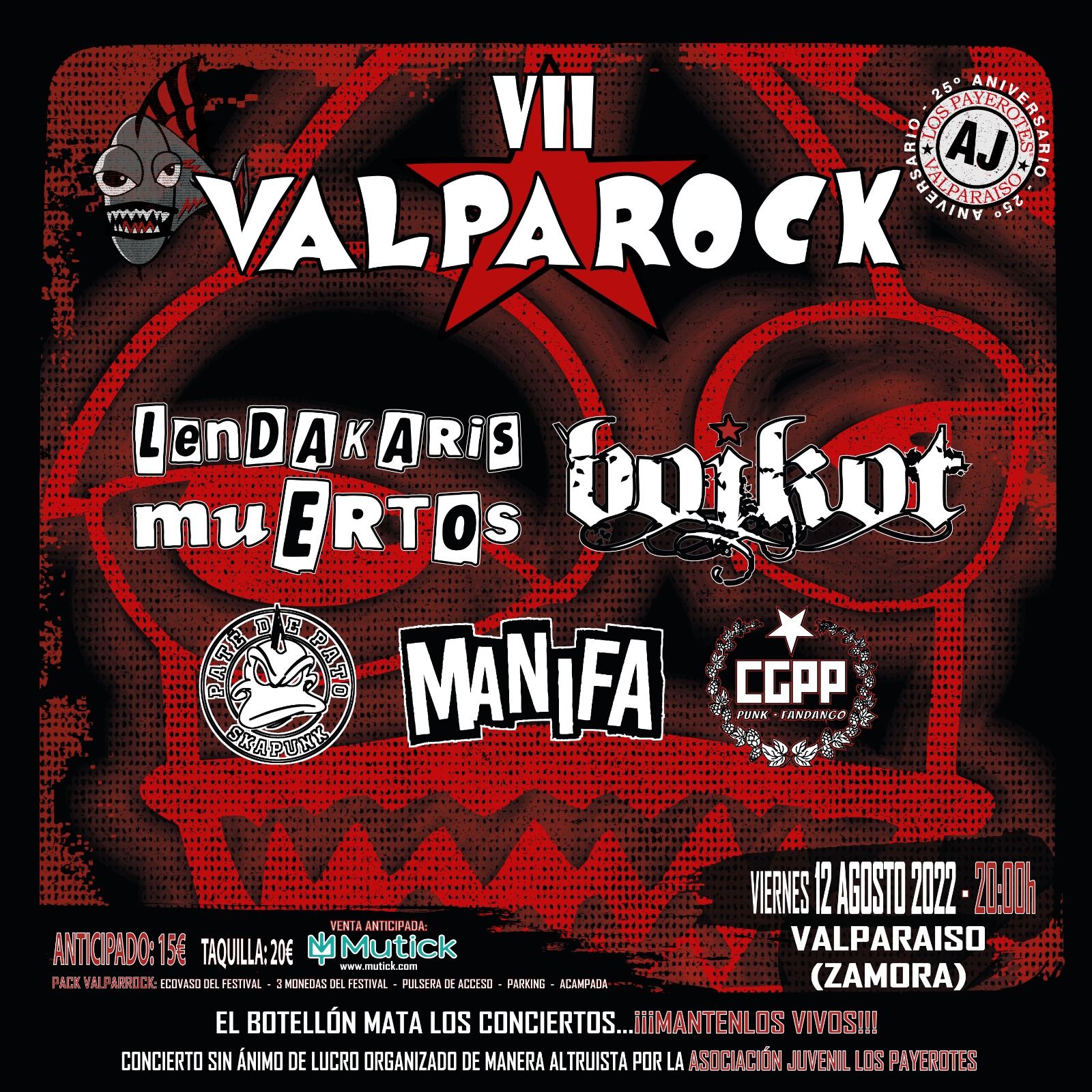 Cartel del festival de Valparaíso.