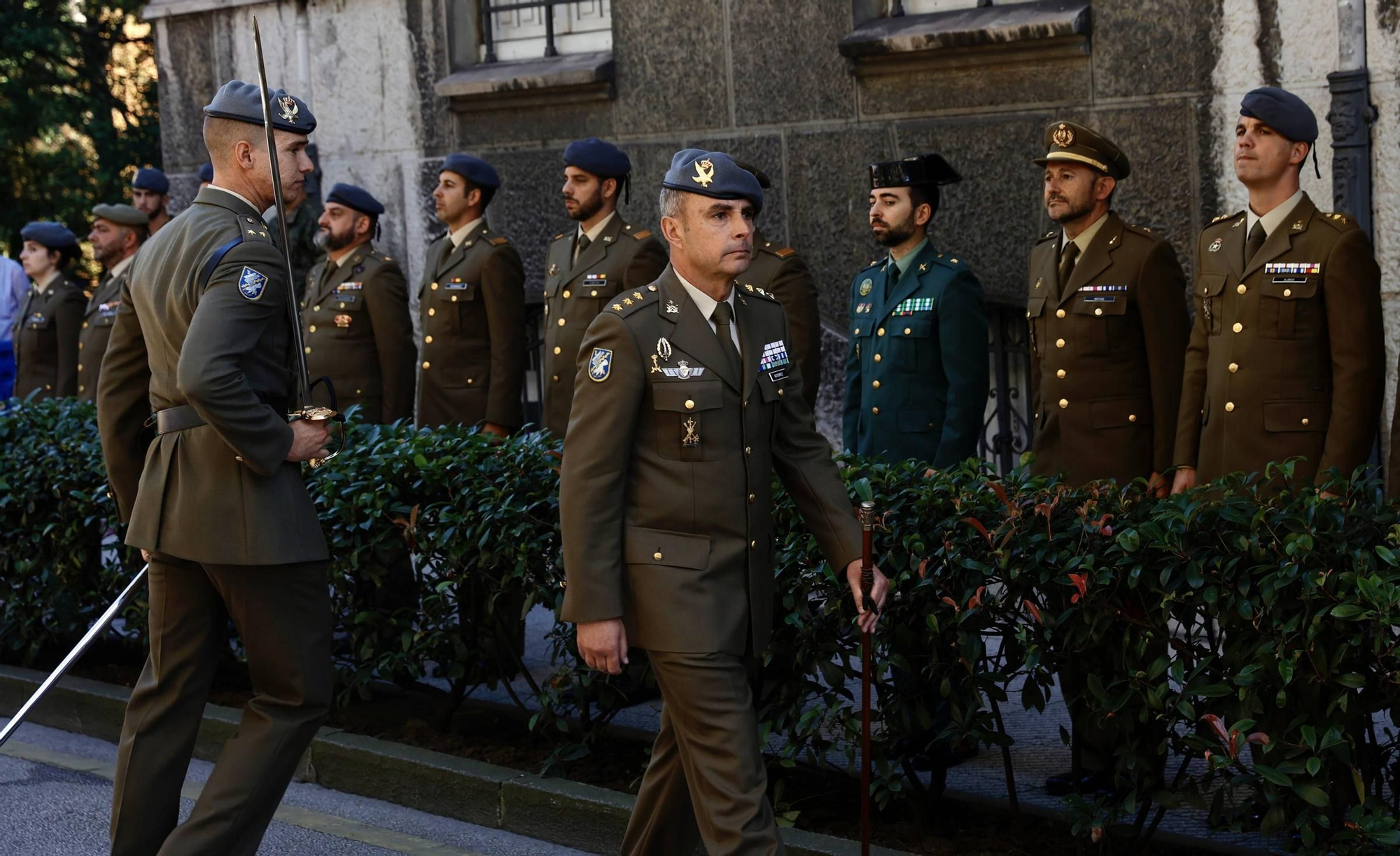Parada militar en Oviedo para homenajear al Cabo Noval