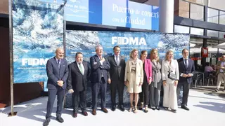 Barbón reclama, en la apertura de la Feria de Muestras y ante el ministro Hereu, acelerar el plan de cercanías ferroviarias y el Corredor Atlántico