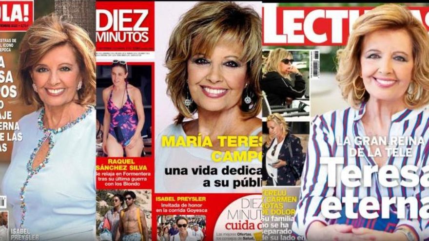 Portadas de las revistas del corazón