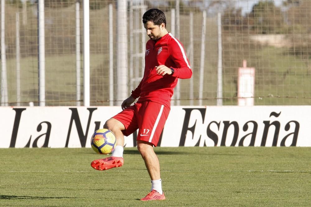 Entrenamiento del Sporting