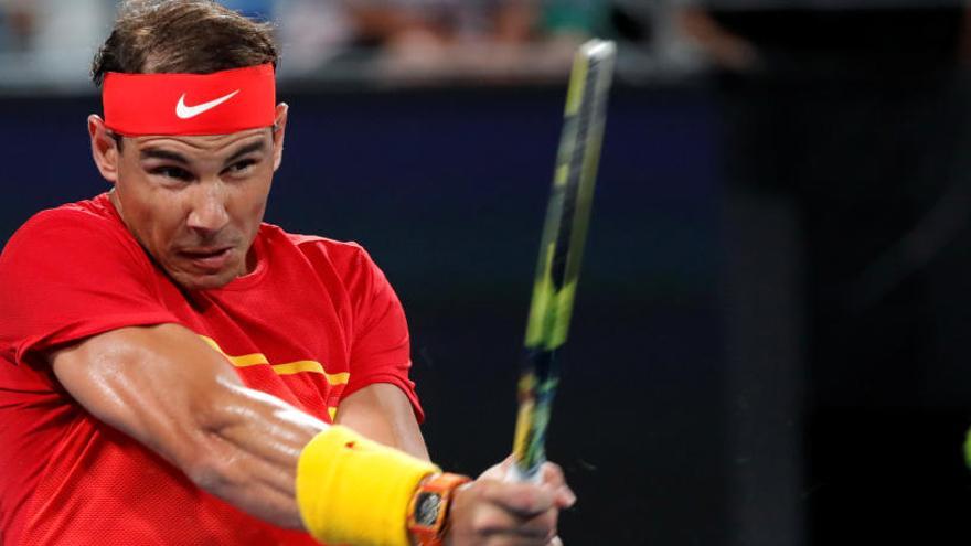 Rafa Nadal, ante David Goffin.