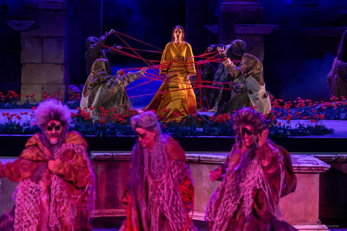'Fedra, en los infiernos' en el Teatro Romano de Mérida.