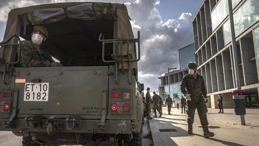 El sargento participó como experto en el control sanitario durante la pandemia. | B. RAMON