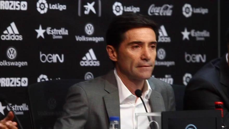 Presentación de Marcelino como nuevo entrenador del Valencia CF