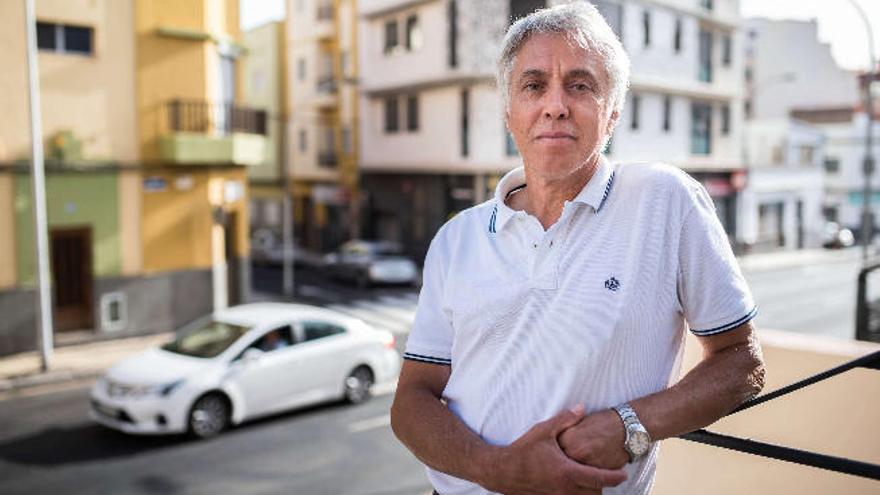 Luján González, dirigente vecinal del pueblo de Taganana.