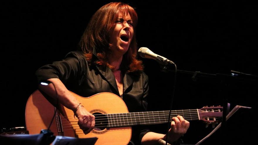 Maria del Mar Bonet, en el concert íntim de Barcelona.