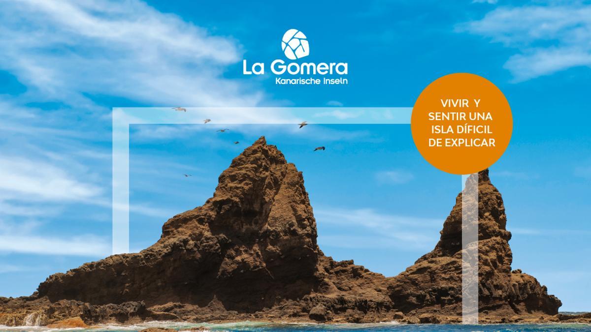 Cartel de la campaña turística de La Gomera