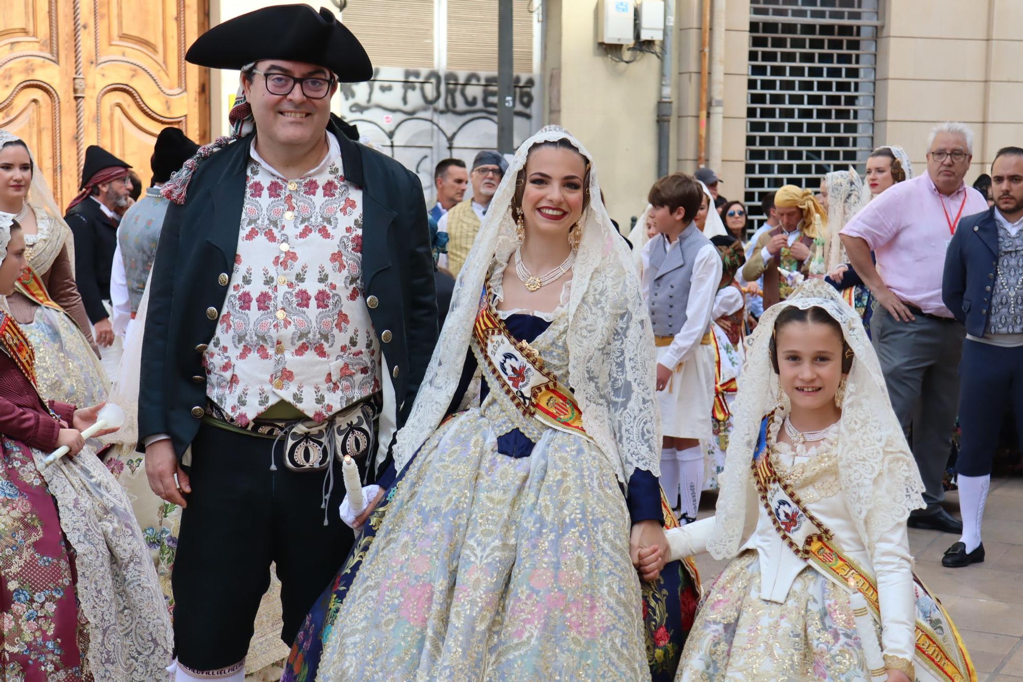 Las comisiones de falla en la Procesión de la Virgen (1/5)