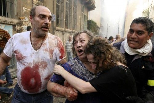 Una mujer herida por un coche bomba en Beirut