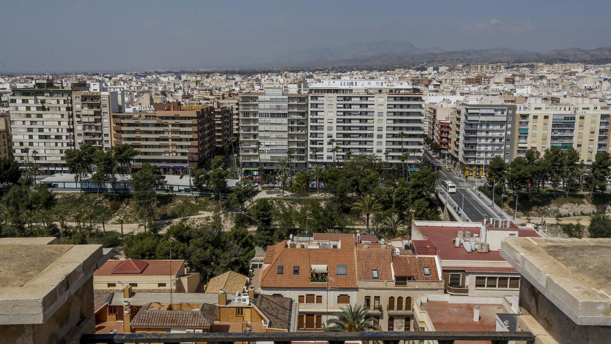 Vista parcial de Elche