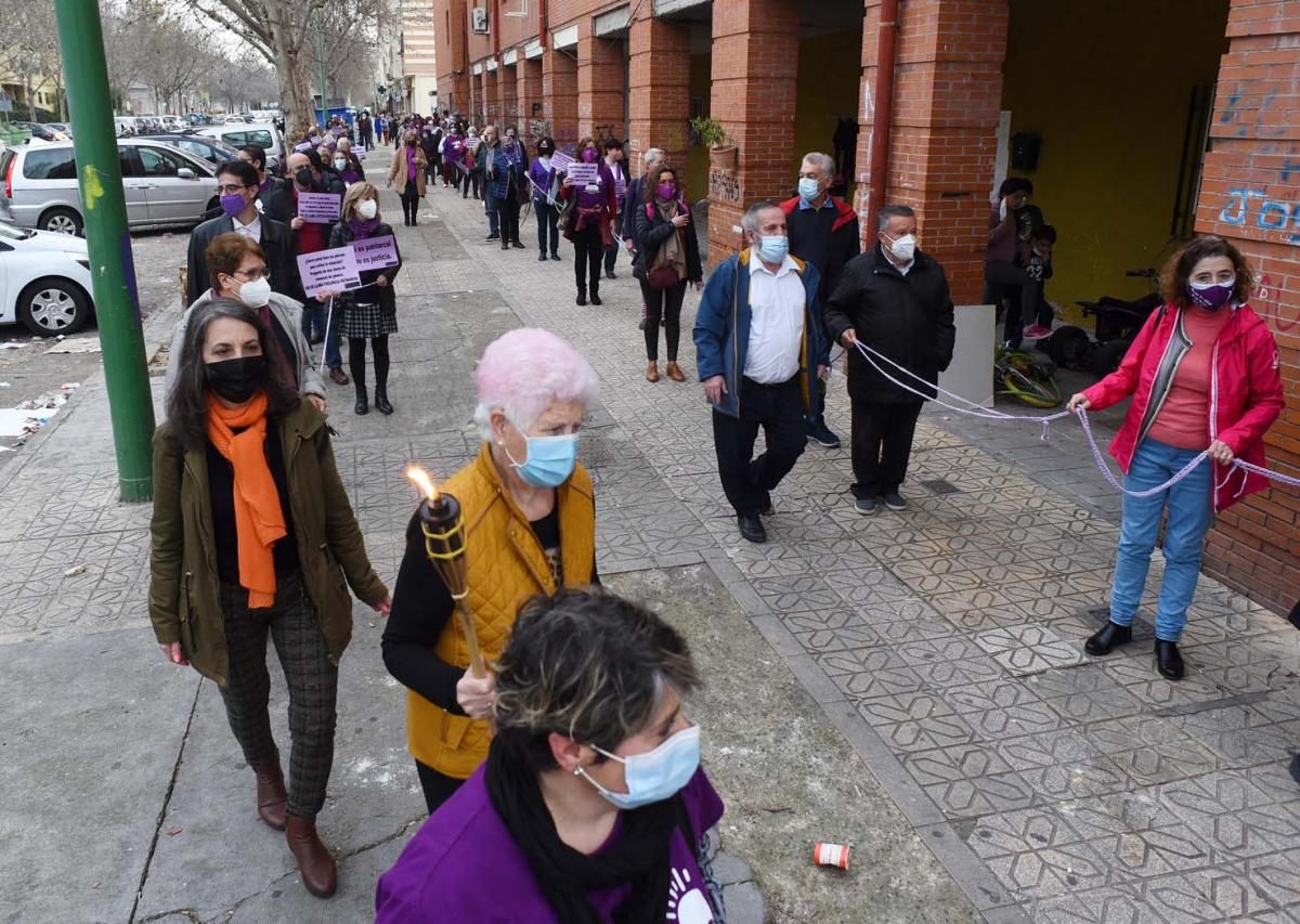 Marcha reivindicativa contra los asesinatos y violencias machistas